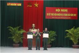 Lữ đoàn 409 sơ kết công tác quân sự, quốc phòng 6 tháng đầu năm